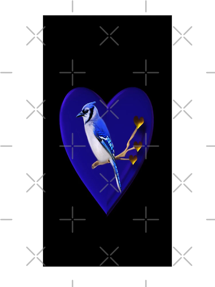 Thumbnail 4 of 4, iPhone Case, ❁◕‿◕❁BLUEJAY HEART IPHONE CASE ❁◕‿◕❁ designed and sold by ✿✿ Bonita ✿✿ ђєℓℓσ.