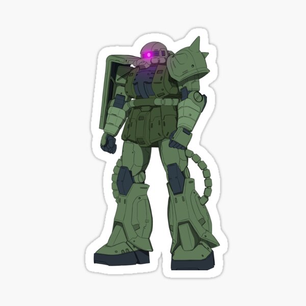 Aperçu de l'œuvre MS-06 Zaku II créée et vendue par ForcedArtist.