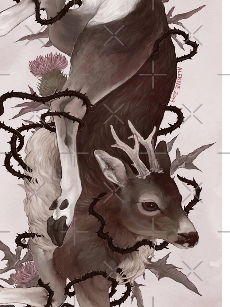 Thumbnail 5 of 5, iPhone Case, Bramble Roe Deer designed and sold by alekivz.
