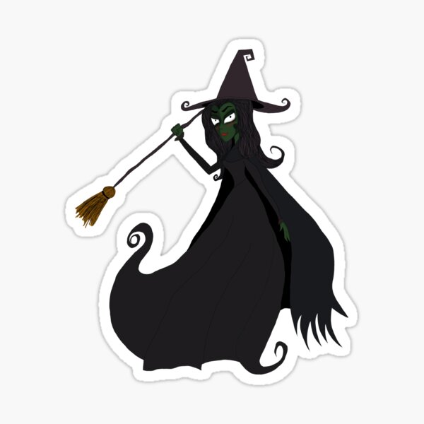 Item preview, Elphaba Thropp - Wicked - estilo Tim Burton designed and sold by Orinandaudrey.