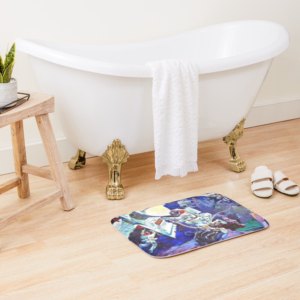 Vista previa del artículo con la obra «Alfombra de baño», diseñado y vendido por SoggyCheeseFry.