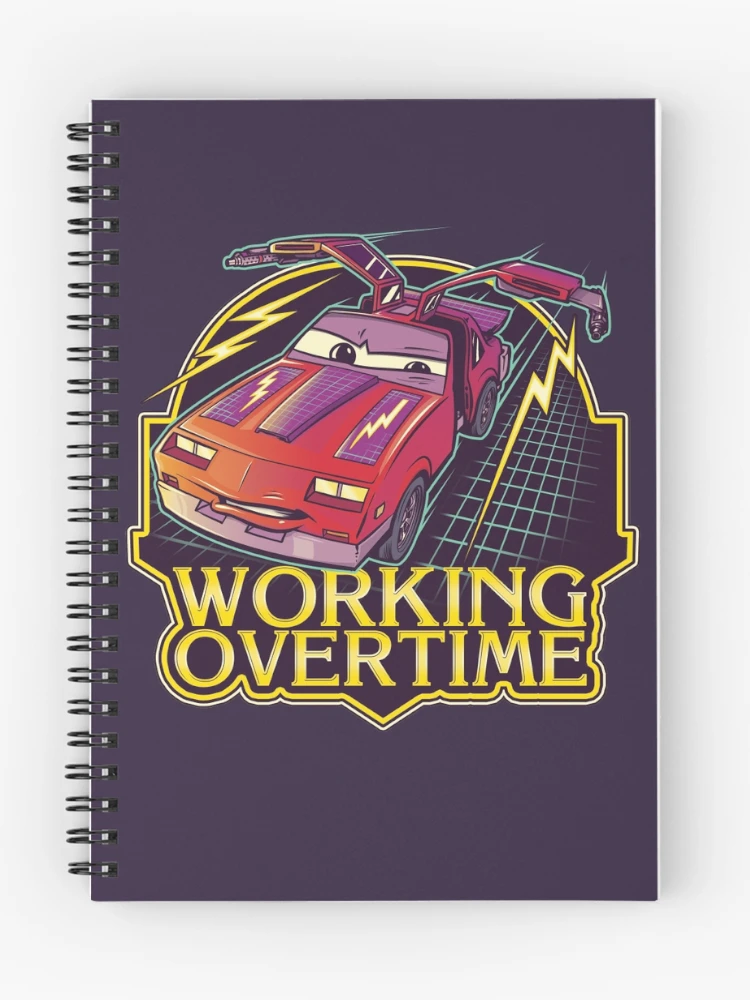 Thumbnail 1 of 3, Journal, Working Overtime designed and sold by Jolly Rogers.