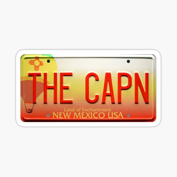 Item preview, Matrícula de Jesse Pinkman “El Capitán” designed and sold by radiogaga.