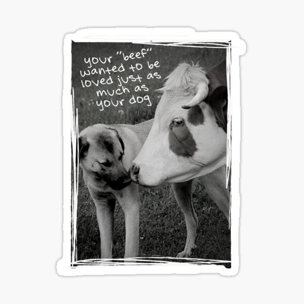 Aperçu de l'œuvre Votre bœuf voulait être aimé autant que votre chien créée et vendue par quinnhopp.
