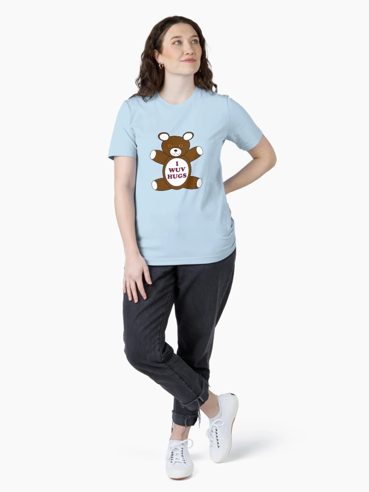 Thumbnail 4 von 7, Essential T-Shirt, Übernatürliche 'I Wuv Umarmungen' designt und verkauft von Avia Asner.