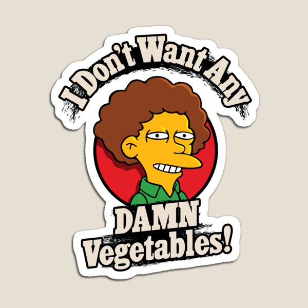 Item preview, I Don't Want Any Damn Vegetables designed and sold by rockbottomau.