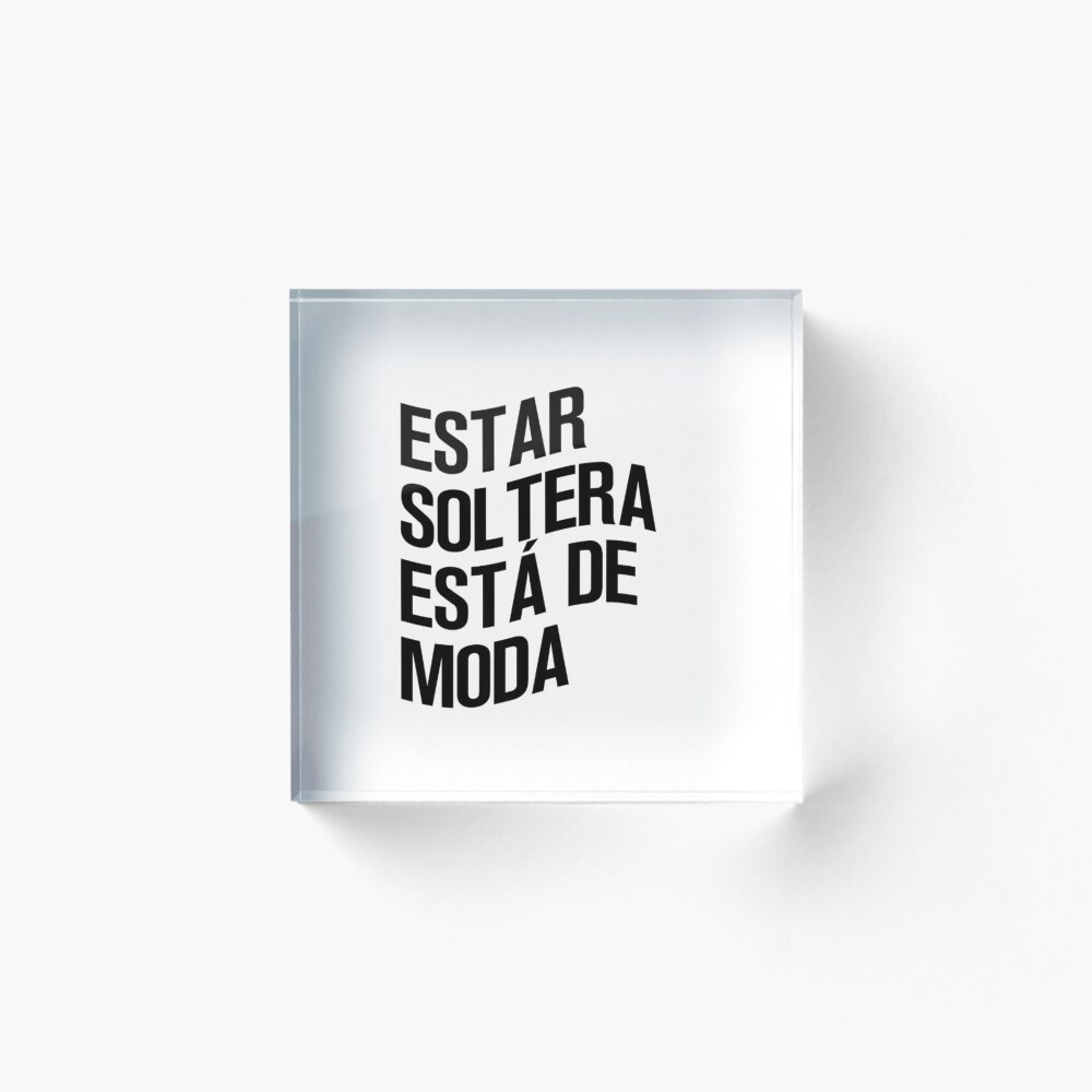 Vista previa del artículo con la obra «Bloque acrílico», diseñado y vendido por la-mas-chingona.
