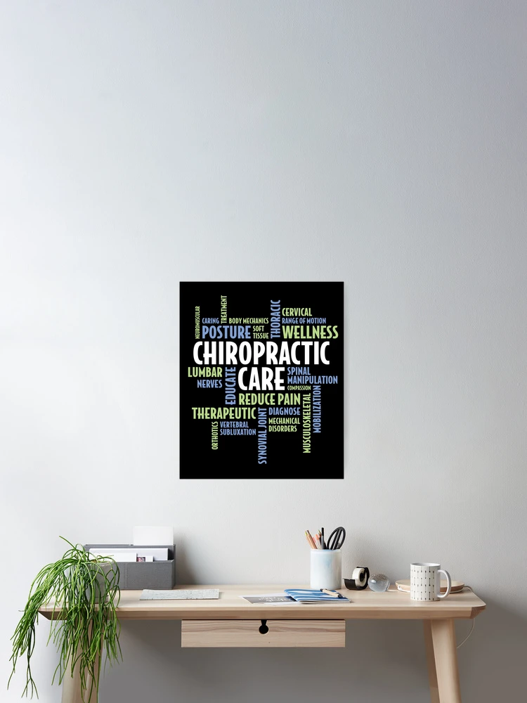 Thumbnail 2 of 3, Poster, Chiropractic Care Gift for Chiropractor designed and sold by AAGraphics.