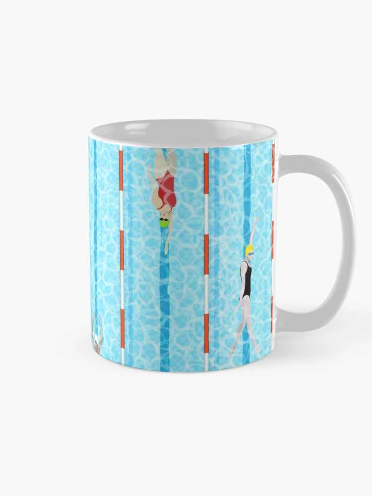 Imagen 3 de 6, Taza de café con la obra Nadadores, diseñada y vendida por Urbaun.
