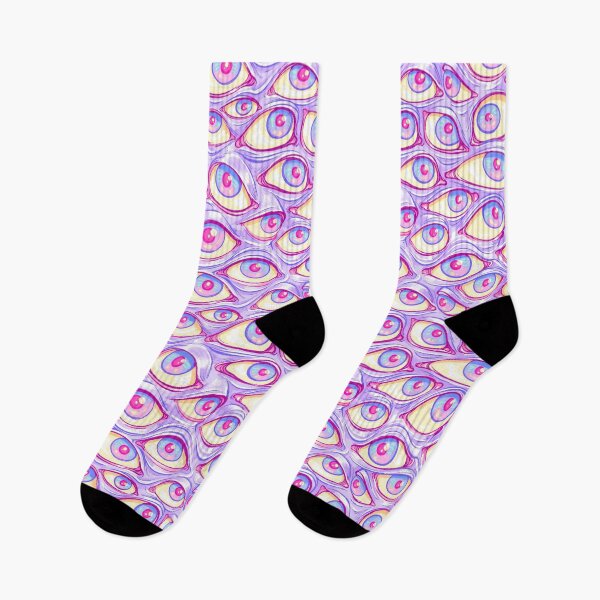 Item preview, Wall of Eyes in Purple designed and sold by Paisley Yazel.