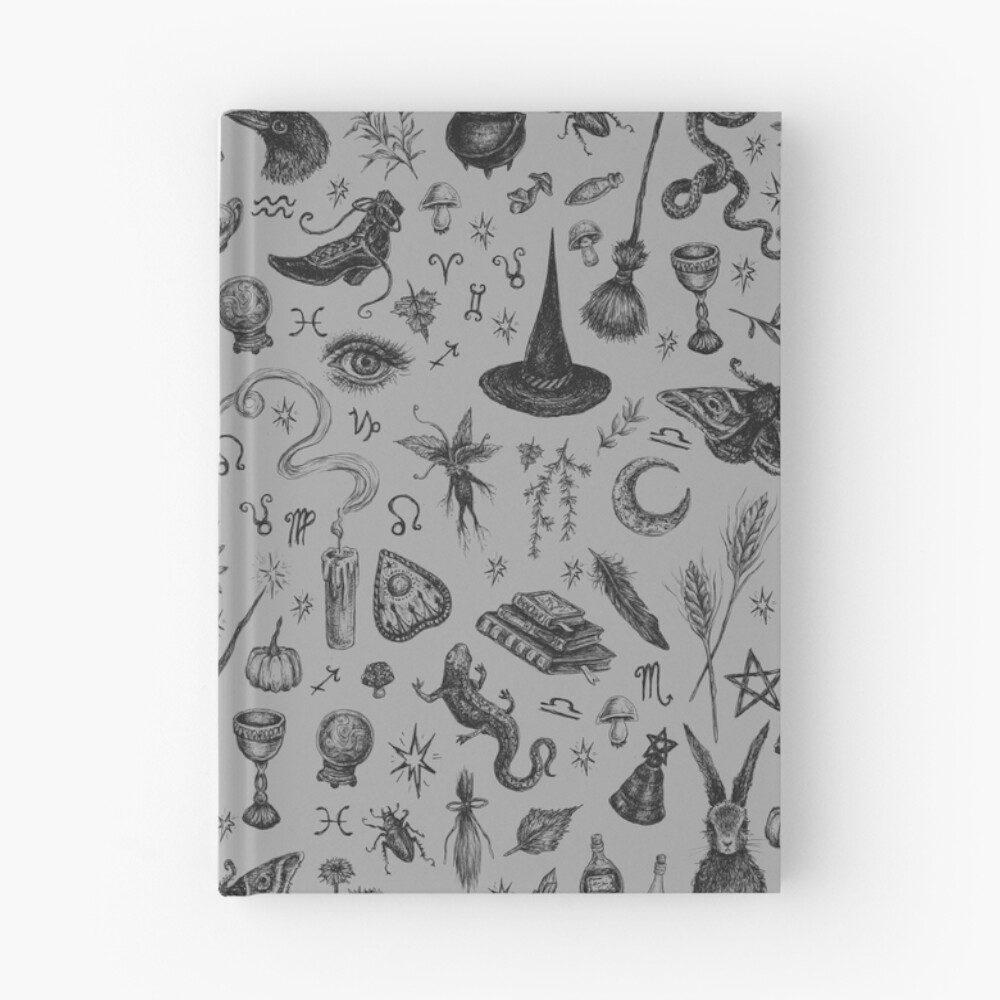 Vista previa del artículo con la obra «Cuaderno de tapa dura», diseñado y vendido por Brett Manning.