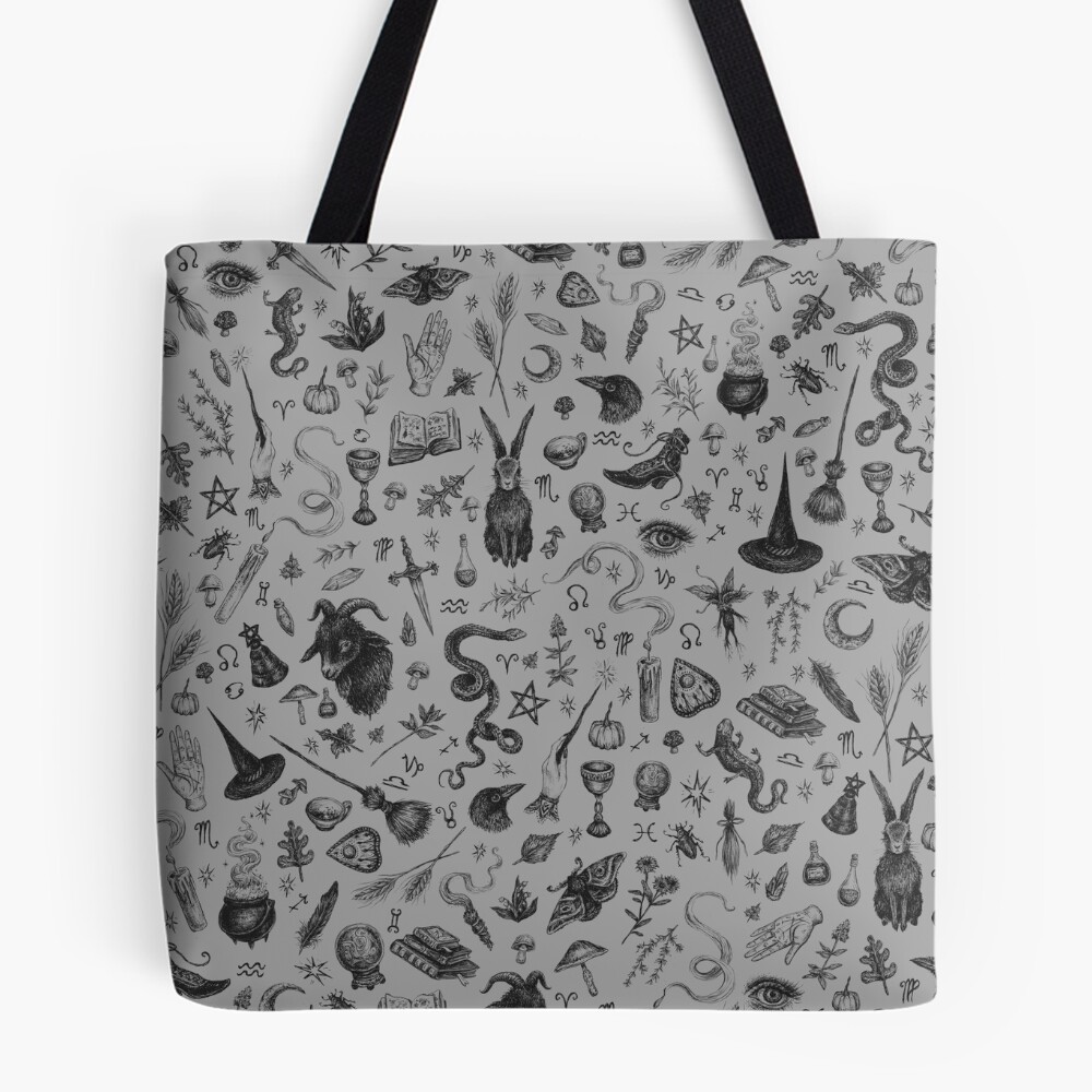 Vista previa del artículo con la obra «Bolsa estampada de tela», diseñado y vendido por Brett Manning.