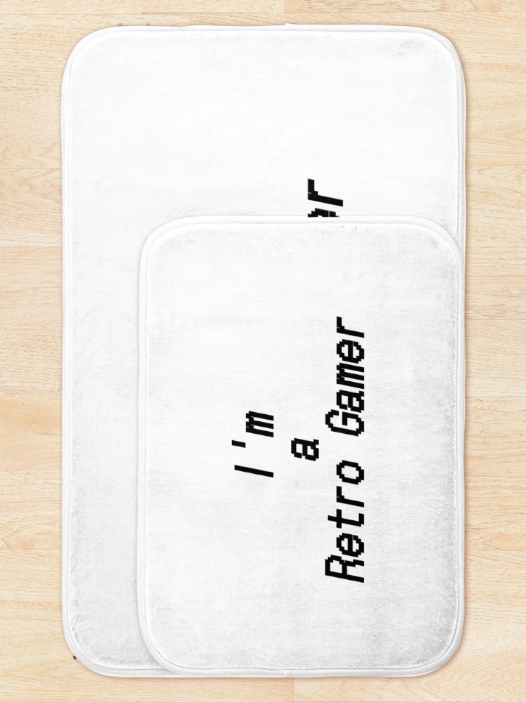 Thumbnail 5 of 6, Bath Mat, I'm a Retro Gamer designed and sold by akaiawa.