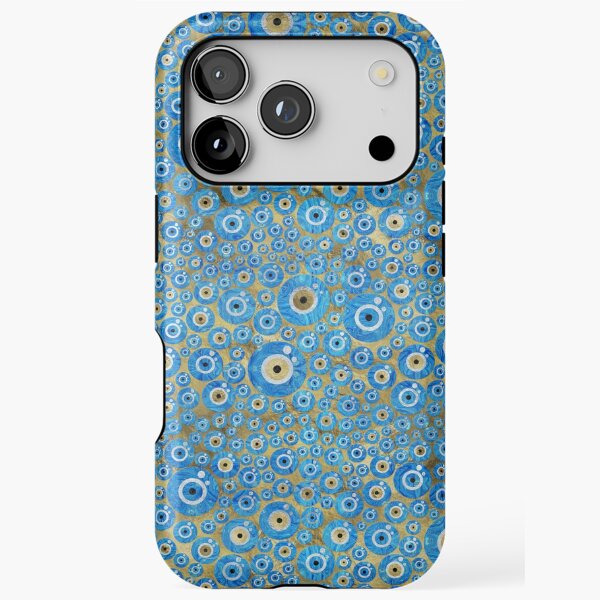 Aperçu de l'œuvre Amulette de mauvais œil en verre bleu grec créée et vendue par Nartissima.