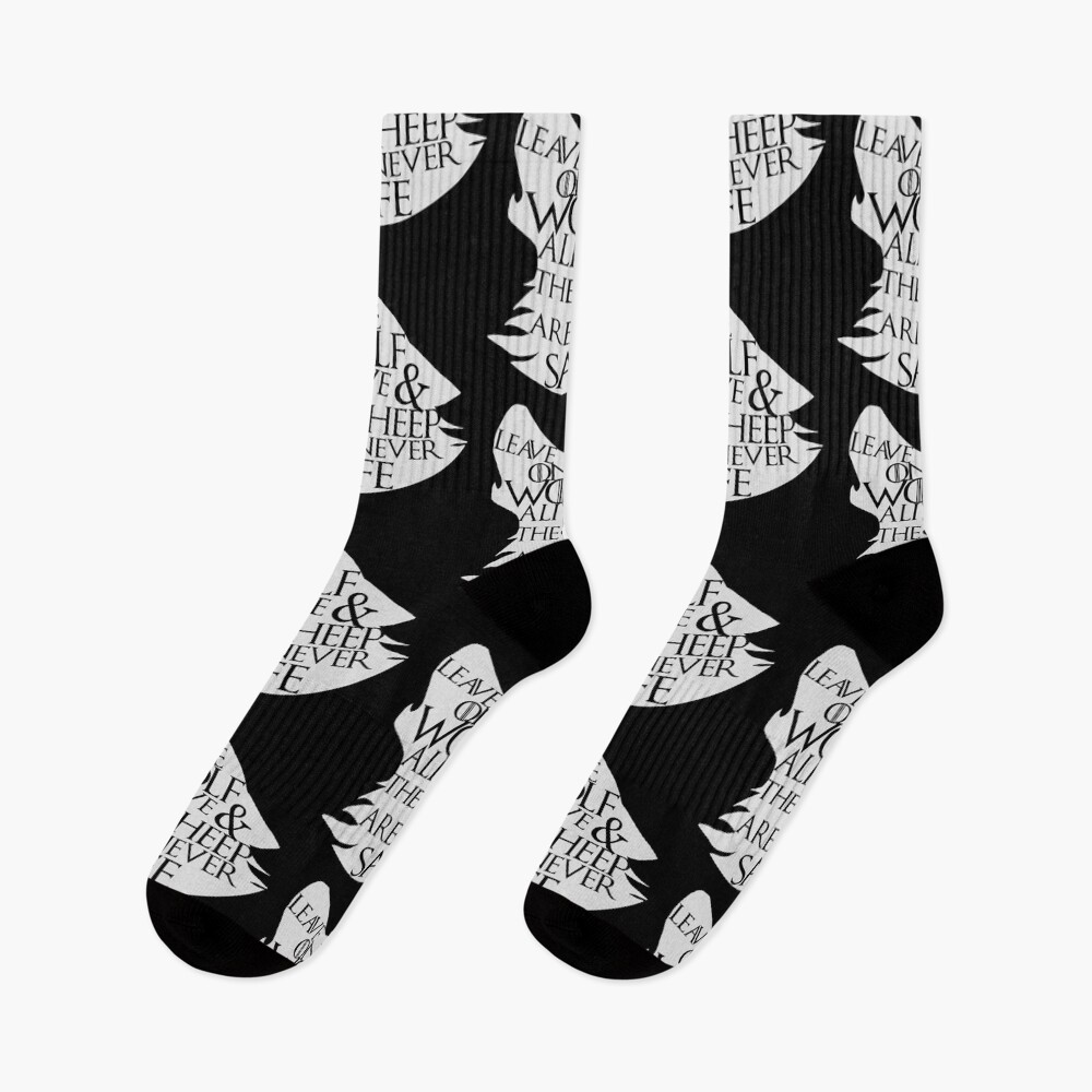 Vista previa del artículo con la obra «Calcetines», diseñado y vendido por myheadisaprison.