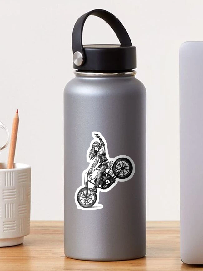 Thumbnail 1 of 3, Sticker, Women Who Ride - Buckin' Bronco designed and sold by Amanda Zito.