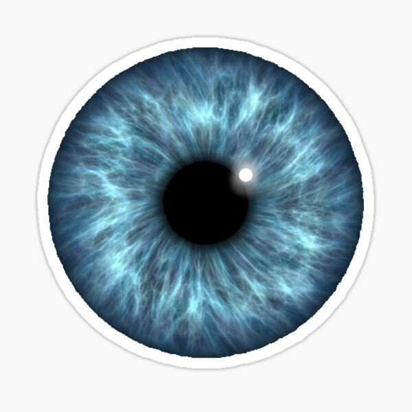 Aperçu de l'œuvre Oeil bleu créée et vendue par WibbleDesign.