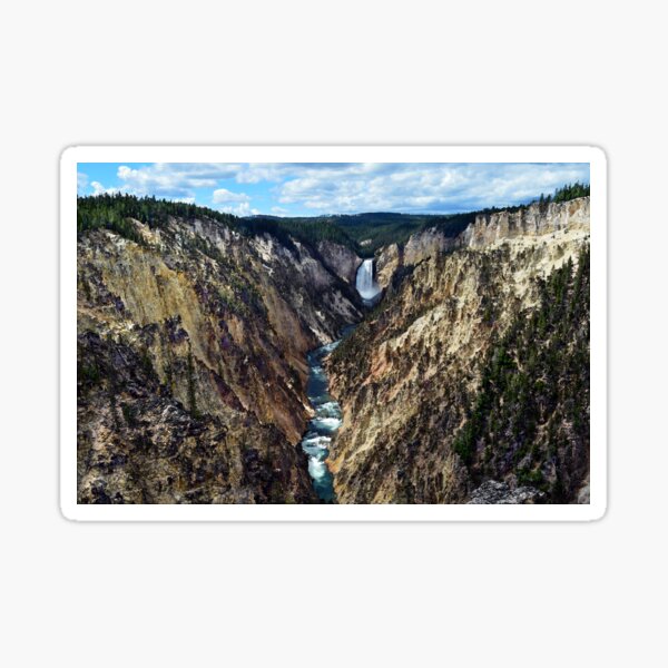 Aperçu de l'œuvre Lower Yellowstone Falls créée et vendue par Catherine Sherman.