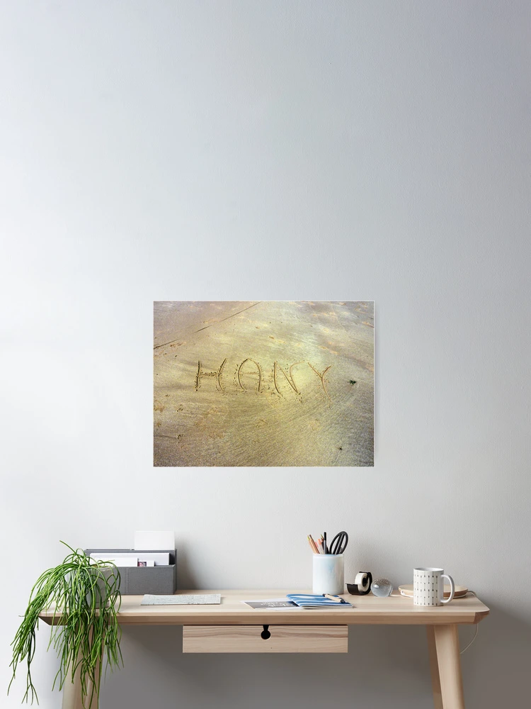 Thumbnail 2 of 3, Poster, Hany In The Sand At Portrush designed and sold by Fara.