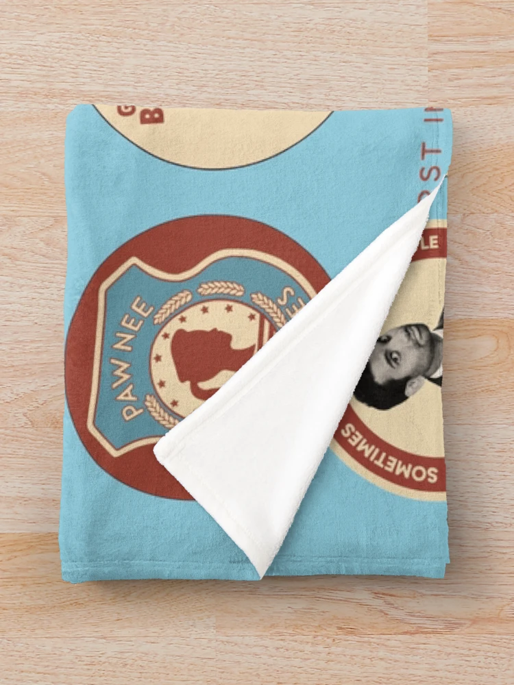 Thumbnail 3 of 6, Throw Blanket, Parks and Rec designed and sold by thearkestry.