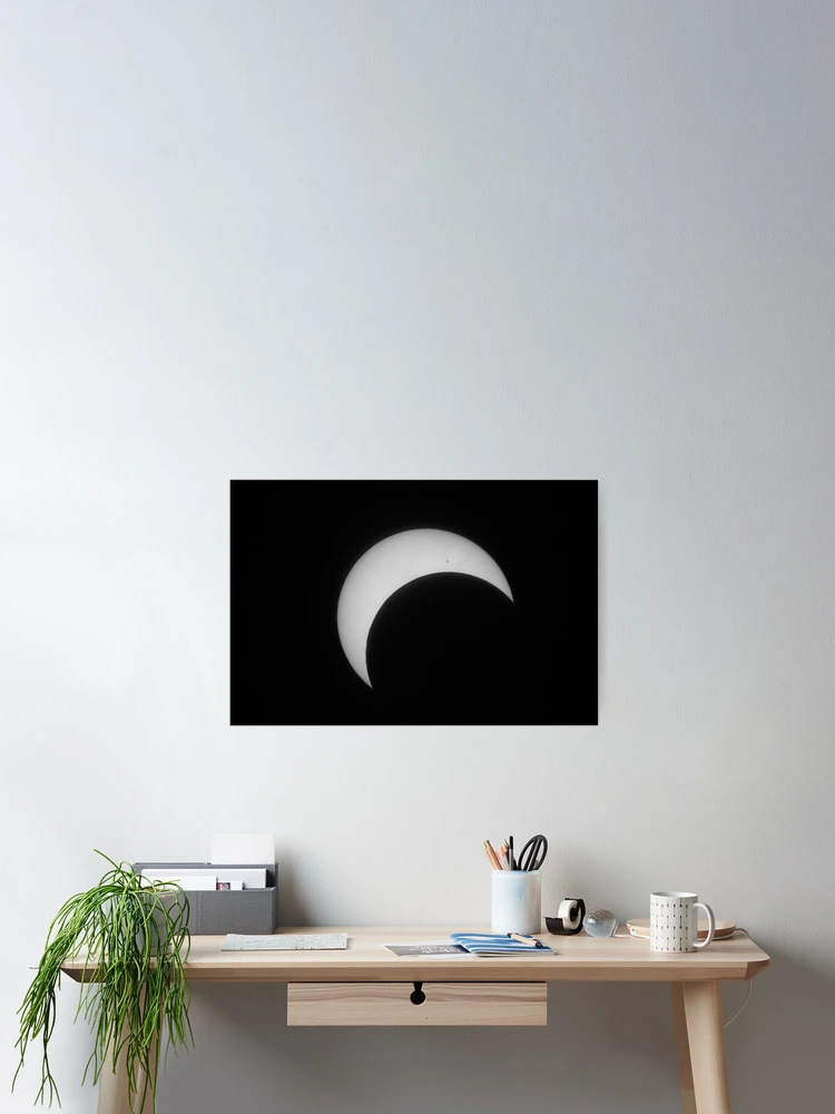 Thumbnail 2 of 3, Poster, Annular eclipse (partial phase) designed and sold by zumi.
