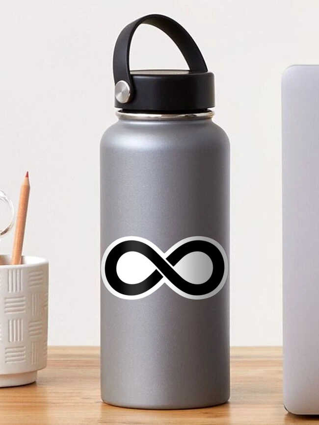 Thumbnail 1 of 3, Sticker, Infinity Black designed and sold by XOOXOO.