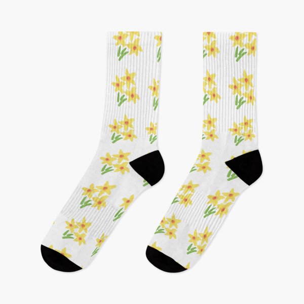 Item preview, Narcisos ditsy pastel al óleo designed and sold by LittleBettyMakes.