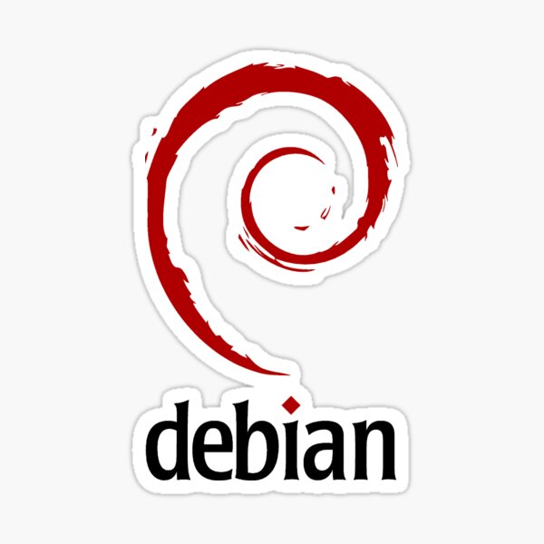 Item preview, Etiqueta de Debian designed and sold by carrascord.