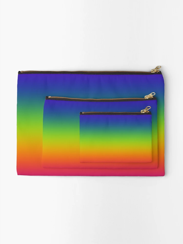 Thumbnail 2 of 4, Zipper Pouch, Rainbow designed and sold by DiaperPapa.