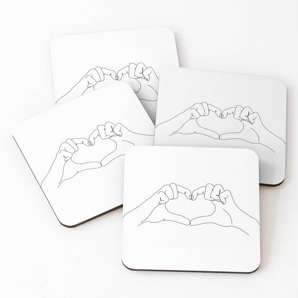 Item preview, Coasters (Set of 4) designed and sold by OneLinePrint.