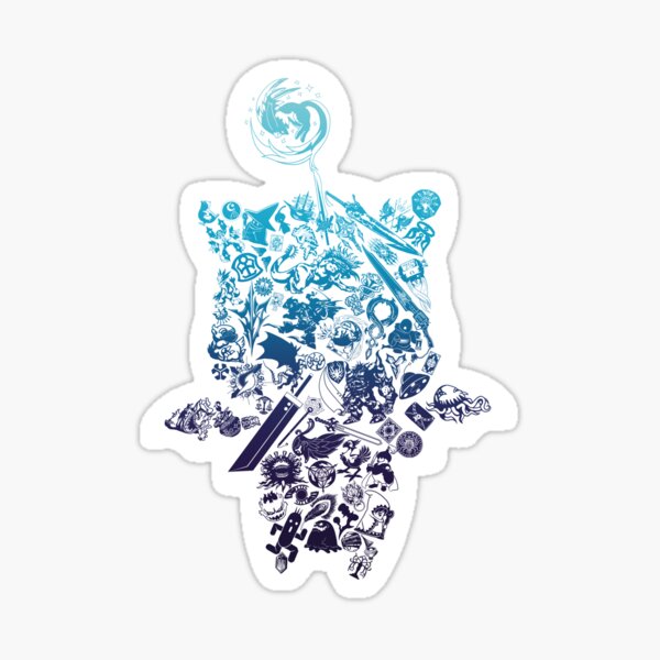 Artikelvorschau, Moogle-verse (blue) entworfen und verkauft von seviesphere.