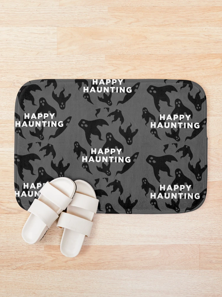 Thumbnail 1 of 6, Bath Mat, Happy Haunting! designed and sold by AprilSLDesigns.