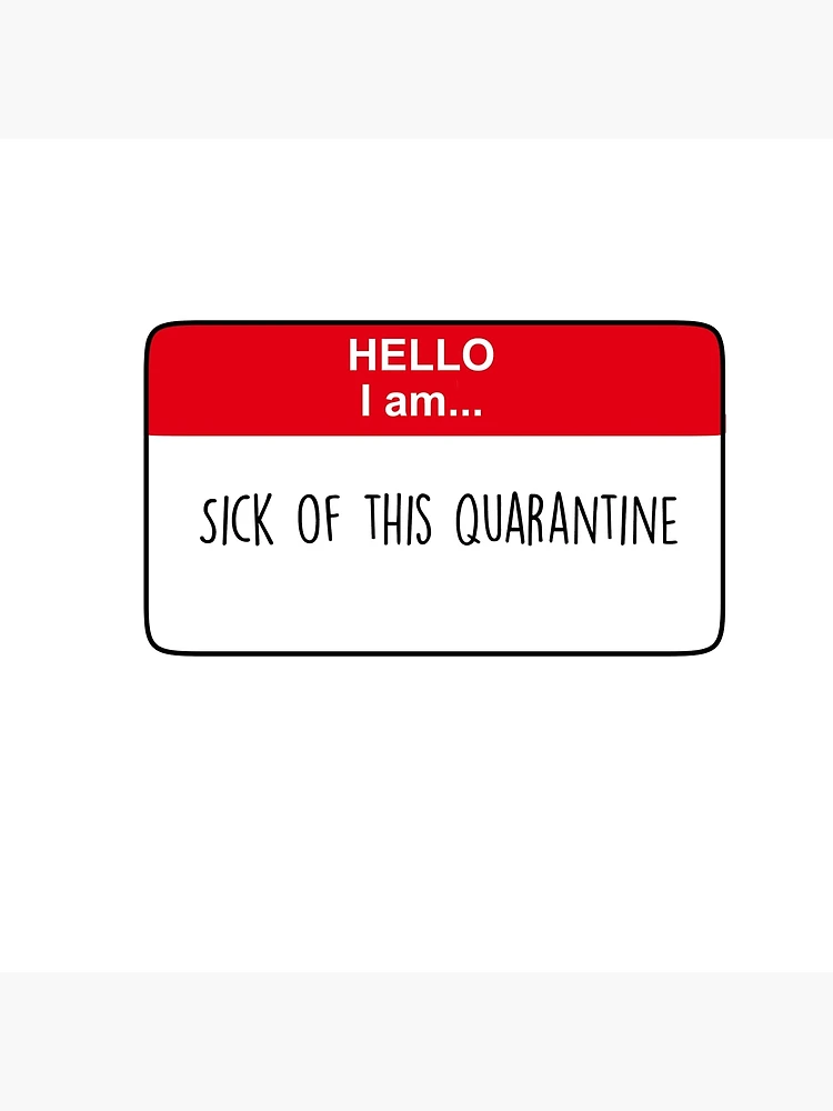 Thumbnail 4 of 4, Pillow, Quarantine sticker designed and sold by Paigedevro.