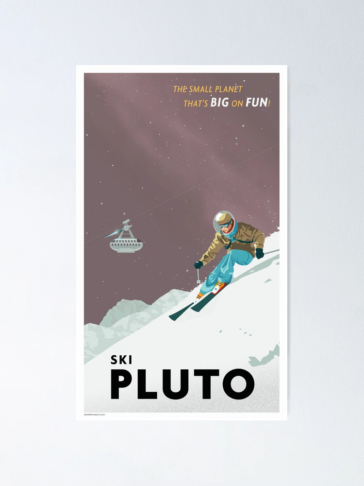 Aperçu 1 sur 3. Poster avec l'œuvre oui c'est toujours une planète pour moi. créée et vendue par stevethomasart.