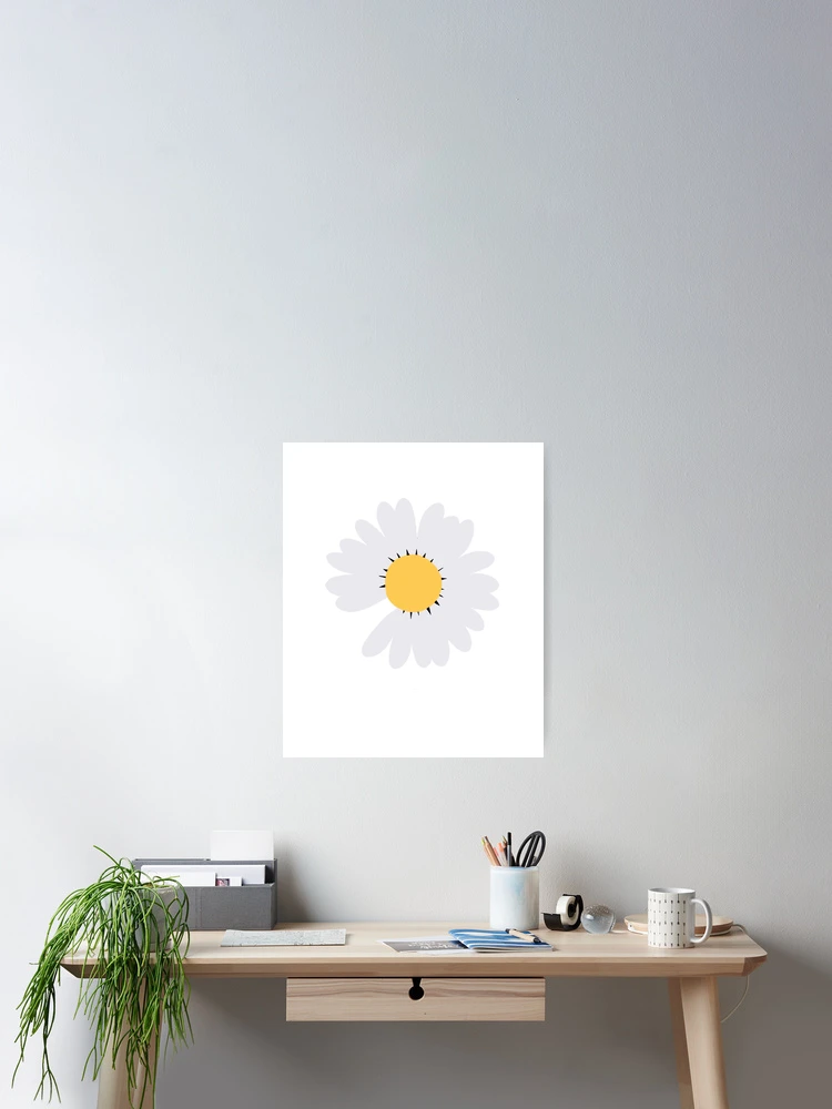 Thumbnail 2 of 3, Poster, Daisy flower designed and sold by Maycu.