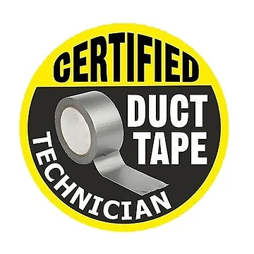 Artwork thumbnail, Certified Duct Tape Technician  by unionpride