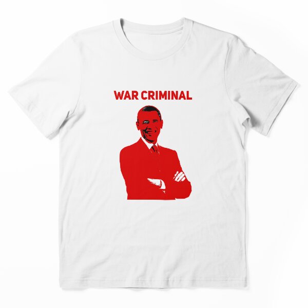 Aperçu de l'œuvre Obama est une parodie d'espoir de criminel de guerre créée et vendue par Joepseudo.