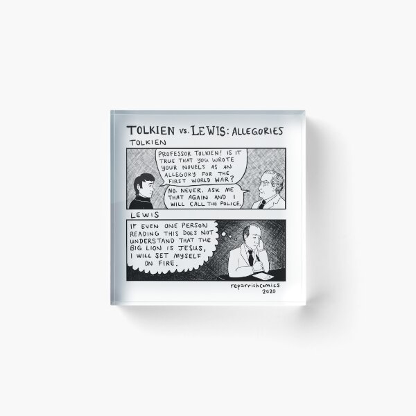Item preview, Tolkien vs. Lewis: alegorías designed and sold by reparrish.