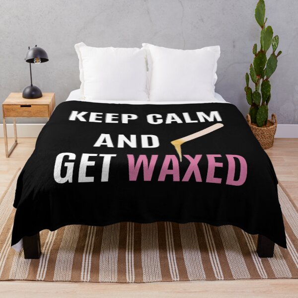 Item preview, Womens Keep Calm And Get Waxed Waxing Esthetician V-Neck product designed and sold by jakehughes2015.