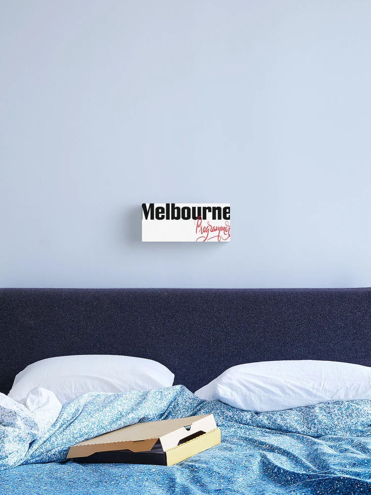 Thumbnail 2 of 3, Canvas Print, Melbourne Programmer designed and sold by ProjectX23.