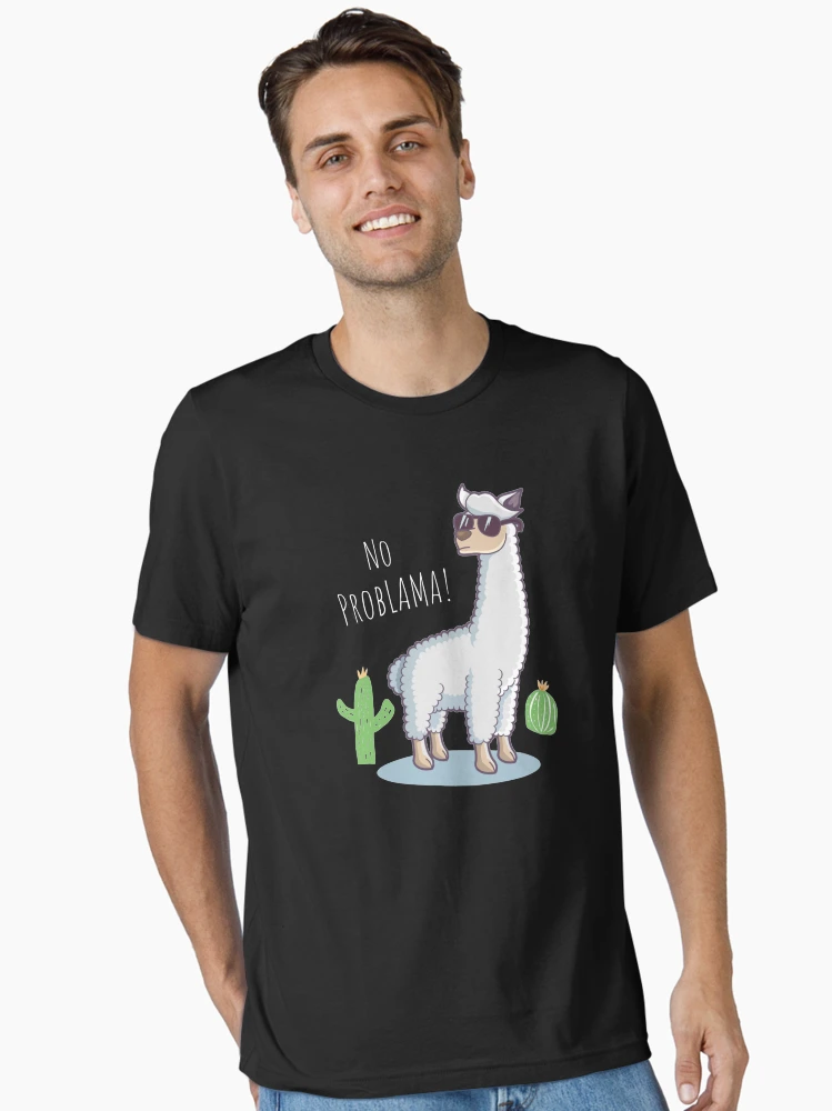 Imagen 2 de 7, Camiseta esencial con la obra No Problama!, diseñada y vendida por mydesigns15.