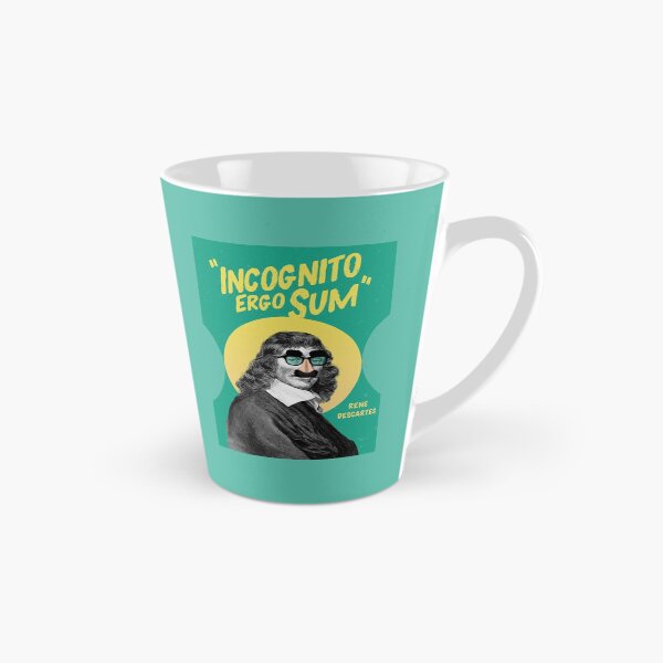 Aperçu de l'œuvre Ergo Sum. Une interprétation tordue du tristement célèbre Cogito de Descartes créée et vendue par wearphilosophy.