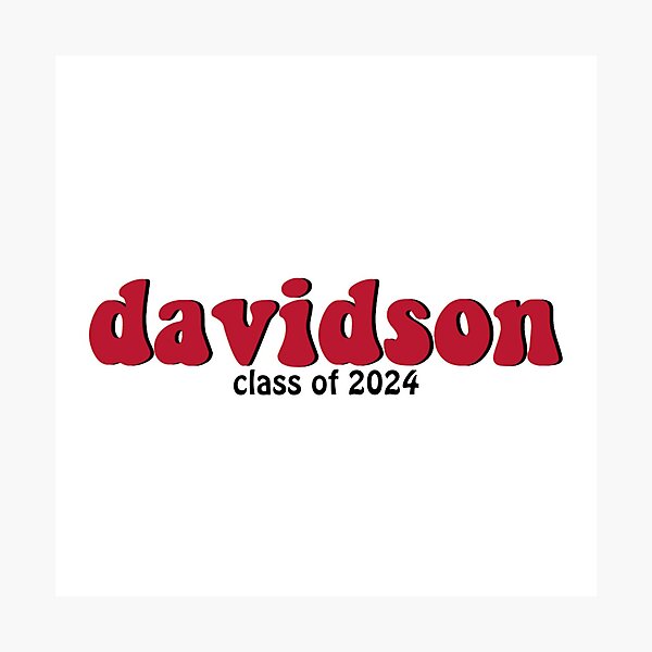 Artikelvorschau, Davidson College, Abschlussklasse 2024 entworfen und verkauft von mayaf08.