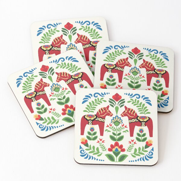 Item preview, Swedish Dala Horses Red designed and sold by Barbara Pixton.