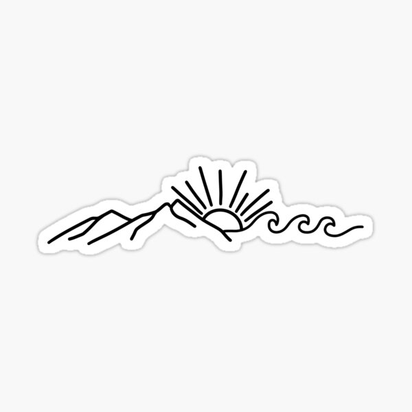 Artikelvorschau, Berg und Welle entworfen und verkauft von Heather Hinson.