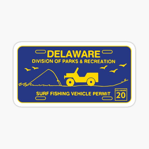 Item preview, Etiqueta de playa de Delaware designed and sold by LukeZ1986.
