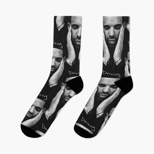 Artikelvorschau, Drke Drizzy Rapper Schwarz und Weiß entworfen und verkauft von arrowroottees.