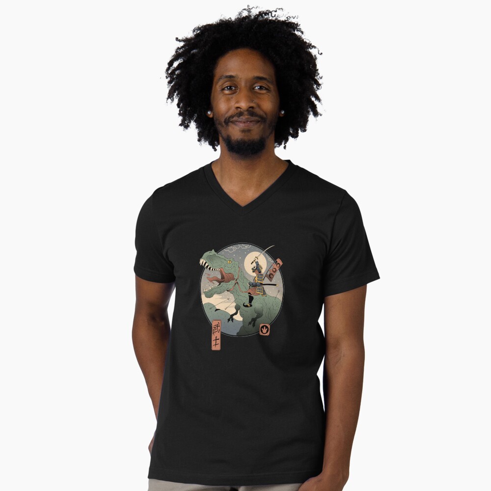 Vista previa del artículo con la obra «Camiseta de cuello en V», diseñado y vendido por vincenttrinidad.