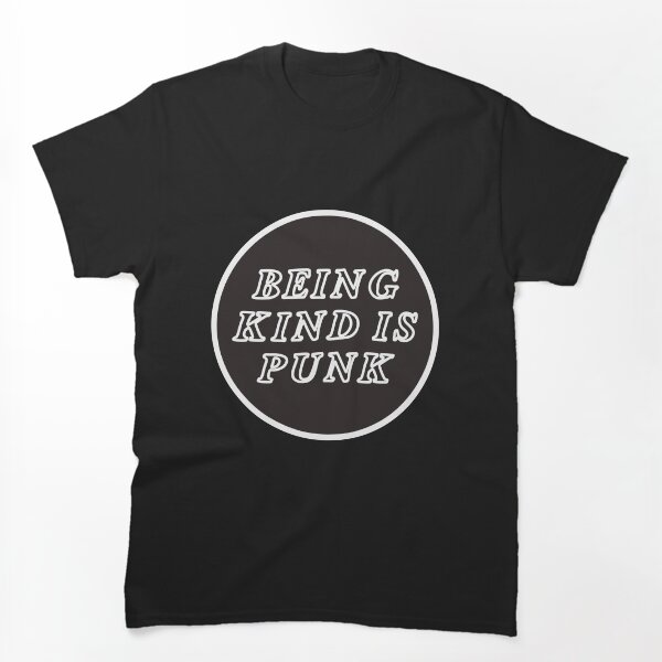Aperçu de l'œuvre être gentil c'est punk créée et vendue par craftordiy.art.