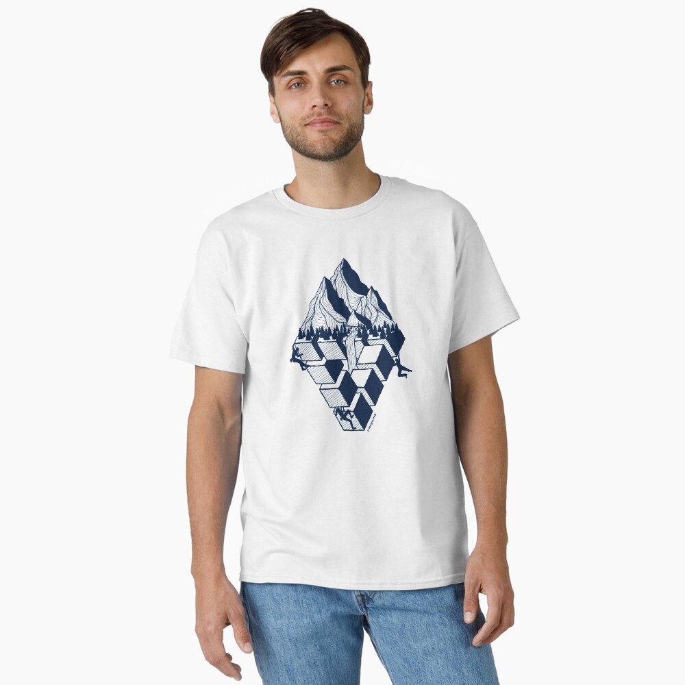 Aperçu de l'œuvre T-shirt classique créée et vendue par Designwith8.